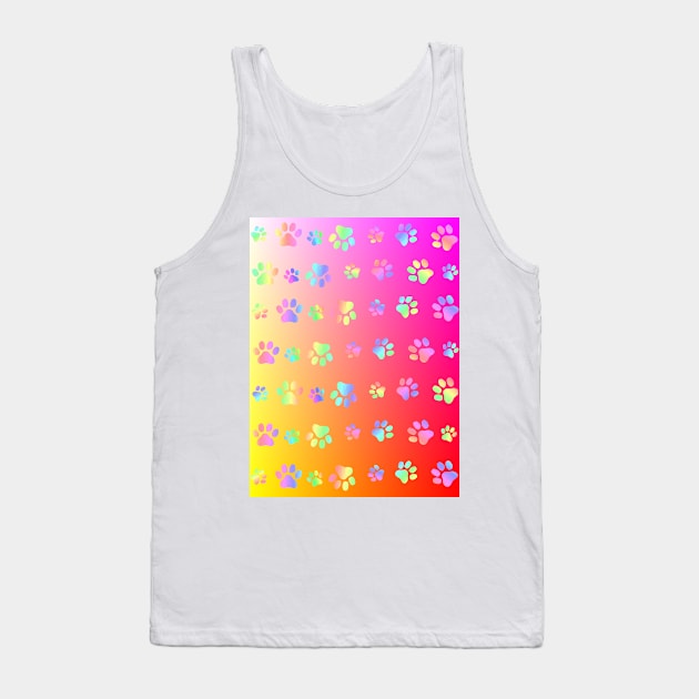 PUPPY Dog Paws Tank Top by SartorisArt1